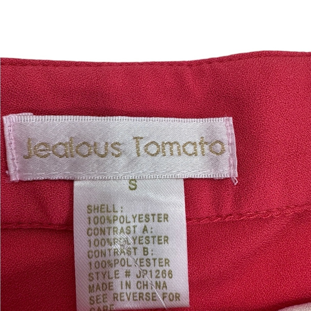 Jealous Tomato .Red and Tan Athletic Shorts Lightweight Design - Picture 6 of 6